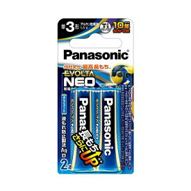 【ポイント20倍】(まとめ) パナソニック アルカリ乾電池 エボルタNEO 単3形 LR6NJ/2B 1パック(2本) 【×30セット】