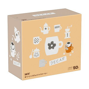 【クーポン配布中】(まとめ)UCC おいしいカフェインレスコーヒードリップコーヒー 1パック(50袋)【×2セット】