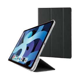 【ポイント20倍】エレコム iPad10.9 レザーケース ブラック TB-A20MWVBK