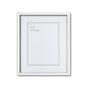 【クーポン配布中】【木製額】温かみのある木製フレーム デッサン額 半切サイズ(545×424mm) ホワイト