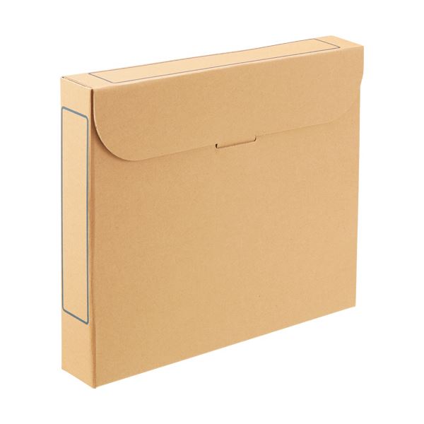 【クーポン配布中】(まとめ）TANOSEE ファイルボックス A4背幅53mm ナチュラル 1セット(50冊:5冊×10パック)【×3セット】 マガジンボックス・ファイルボックス