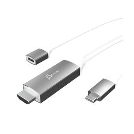 【ポイント20倍】j5 Create USB-CHDMI＆PD充電変換ケーブル スペースグレー JCC155G 1本