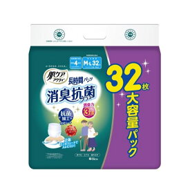 【ポイント20倍】日本製紙クレシア 肌ケアアクティ 長時間パンツ M-L 32枚 1パック