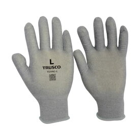 【ポイント20倍】(まとめ) TRUSCO 発熱インナー手袋 Lサイズ グレー TEXNC-L 1双 【×5セット】