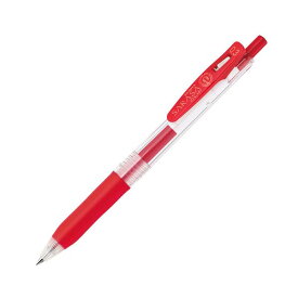 【クーポン配布中】(まとめ) ゼブラ ゲルインクボールペン サラサクリップ 0.3mm 赤 JJH15-R 1本 【×100セット】