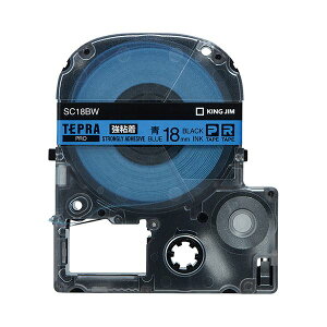 �y�|�C���g20�{�z(�܂Ƃ�) �L���O�W�� �e�v�� PRO �e�[�v�J�[�g���b�W ���S�� 18mm �^������ SC18BW 1�� �y×10�Z�b�g�z