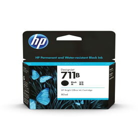【スーパーSALEでポイント最大46倍】HP（Inc.） HP711B インクカートリッジ ブラック 80ml 3WX01A