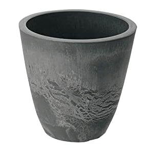 【ポイント20倍】【20個セット】 丸型 植木鉢/プランター 【15型 ダークグレー】 約直径15.3cm 軽量 リッチェル ボタニー プレーンポット