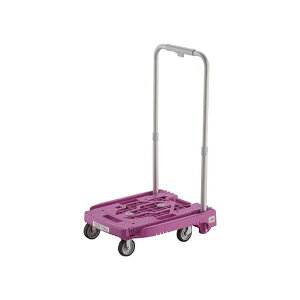 【ポイント20倍】TRUSCO アイドルキャリー weego 省音G車輪 ラベンダー WP-2G-LV 1台 完成品