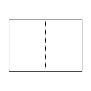 【ポイント20倍】ミロク情報サービス 白紙(A4・2分割・ミシン目入り・穴なし) 558303 1箱(500枚)