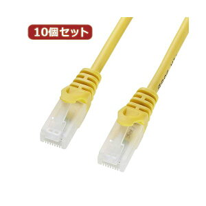 �y�}���\����P�ő�47�{�z10�Z�b�g�T�����T�v���C �c���܂�h�~CAT5eLAN�P�[�u�� LA-Y5TS-03YX10