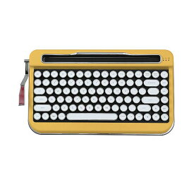 【ポイント20倍】AJAX タイプライター風 レトロキーボードPENNA Mustard Yellow PNADYE