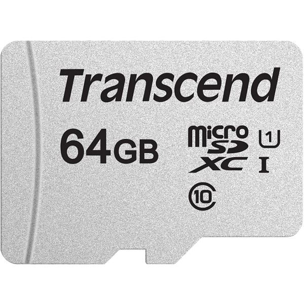 トランセンドジャパン 64GB UHS-I U1 microSDXC Card w o Adapter (TLC) TS64GUSD300S