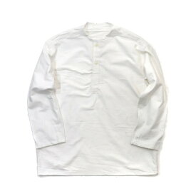 【クーポン配布中】ロシア軍放出 スリーピングシャツ ウィンター ウォッシュ加工 デッドストック 未使用 ホワイト《46（M相当）》