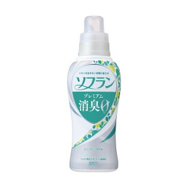 【ポイント20倍】(まとめ) ライオン ソフラン プレミアム消臭 フレッシュグリーンアロマの香り 本体 550ml 1本 【×30セット】