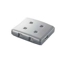 【スーパーSALEでポイント最大46倍】エレコム USB2.0手動切替器 4切替 USS2-W4