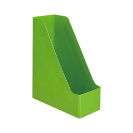 【ポイント20倍】（まとめ）TANOSEE PP製ボックスファイル（組み立て式）A4タテ グリーン 1セット（10個）【×5セット】