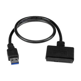 【ポイント20倍】（まとめ）StarTech.com SATA-USB3.0 変換ケーブルアダプタ UASP対応 2.5インチSATA 3.0 SSD/HDD対応 USB3S2SAT3CB 1個 【×3セット】