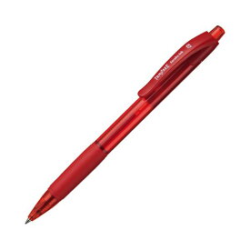 【マラソンでポイント最大47倍】(まとめ) TANOSEE ノック式油性ボールペン（なめらかインク） 0.7mm 赤 1本 【×100セット】