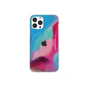 �y�N�[�|���z�z���zdparks �\�t�g�N���A�P�[�X for iPhone 13 Pro Pastel color PINKBLUE DS21199i13P