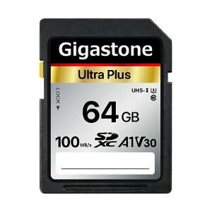 y|Cg20{zGigastone SDXCJ[h 64GB V30 UHS-1 U3 A1 GJSX-64GV3A1 1