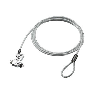 【ポイント20倍】コクヨ パソコンロックキットΦ5.0mm×2.0m 一体型ダイヤル式 EAS-L91 1個