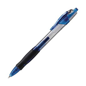 【ポイント20倍】（まとめ）TANOSEE ノック式 ゲルインクボールペン スリム 0.5mm 青 1セット（10本） 【×5セット】