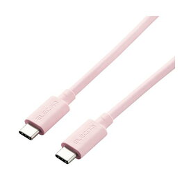 【ポイント20倍】エレコム USB4ケーブル(認証品、USB Type-C(TM) to USB Type-C(TM)) ピンク USB4-APCC5P08PN