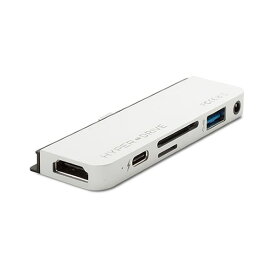 【スーパーSALEでポイント最大46倍】HYPER HyperDrive iPad Pro専用 6-in-1 USB-C Hub シルバー HP16176