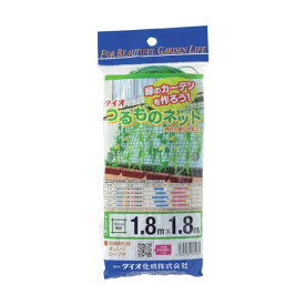 【クーポン配布中】(まとめ) ダイオ化成 つるもの園芸ネット 緑10cm角目 幅1.8m×長さ1.8m 260961 1枚 【×30セット】