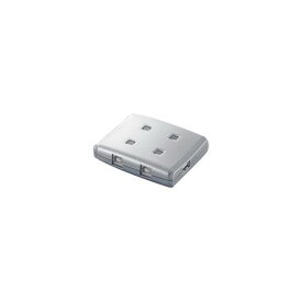 【スーパーSALEでポイント最大46倍】(まとめ）エレコム USB2.0対応切替器 4回路 USS2-W4 1台【×3セット】