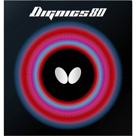 【ポイント20倍】Butterfly（バタフライ） ハイテンション裏ラバー DIGNICS 80 ディグニクス80 レッド 特厚