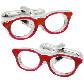 【ポイント20倍】SWANK（スワンク） 日本製 眼鏡のカフス 赤