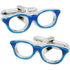 【マラソンでポイント最大46倍】SWANK（スワンク） 日本製 眼鏡のカフス 青