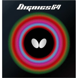 【ポイント20倍】Butterfly（バタフライ） ハイテンション裏ラバー DIGNICS 64 ディグニクス64 レッド 厚