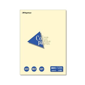 【クーポン配布中】（まとめ）長門屋商店 Color Paper A4最厚口 レモン ナ-3502 1冊(25枚) 【×20セット】