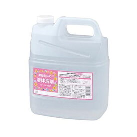 【スーパーSALEでポイント最大46倍】（まとめ）熊野油脂 柔軟剤入り 液体洗剤 4L/本 1セット（4本）【×3セット】