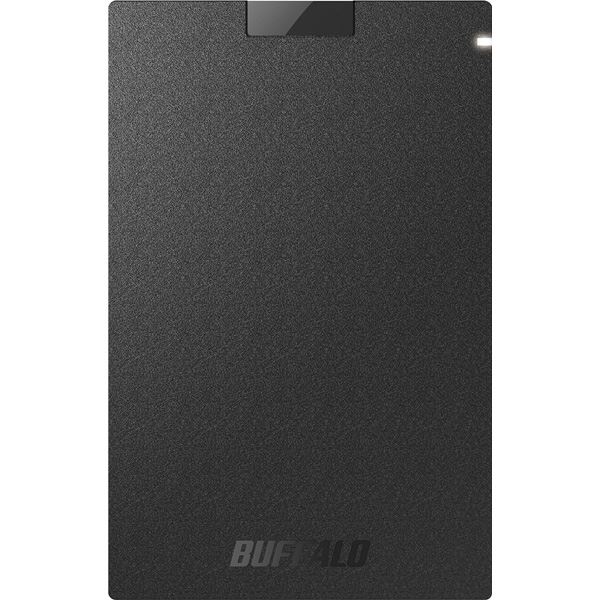 クーポン配布中マラソン対象 人気商品 バッファロー USB3.2 Gen1 ポータブルSSD SSD-PG500U3-BC ブラック Type-A 500GB 再再販