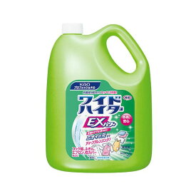 【ポイント20倍】(まとめ) 花王 ワイドハイターEXパワー 業務用 4.5L 1本 【×5セット】