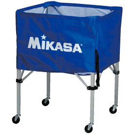 【ポイント20倍】MIKASA（ミカサ）器具 ボールカゴ 箱型・中（フレーム・幕体・キャリーケース3点セット） ブルー 【BCSPS】