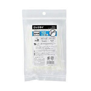 �y�|�C���g20�{�z(�܂Ƃ�) �I�[���d�@ ���b�N�^�C 100mm �� LT-100W100WH 1��(100�{) �y×30�Z�b�g�z