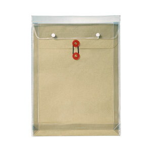 【ポイント20倍】(まとめ) ピース マチヒモ付ビニール保存袋 レザック 角0 184g/m2 茶 919 1枚 【×30セット】