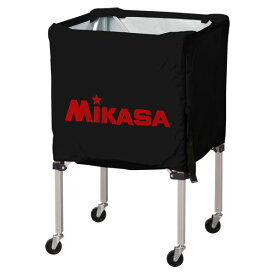 【ポイント20倍】MIKASA（ミカサ）器具 ボールカゴ 箱型・小（フレーム・幕体・キャリーケース3点セット） ブラック 【BCSPSS】