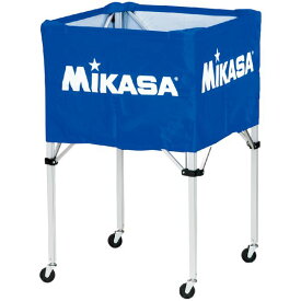 【ポイント20倍】MIKASA（ミカサ）器具 ボールカゴ 箱型・大（フレーム・幕体・キャリーケース3点セット） ブルー 【BCSPH】