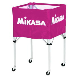 【ポイント20倍】MIKASA（ミカサ）器具 ボールカゴ 箱型・大（フレーム・幕体・キャリーケース3点セット） バイオレット 【BCSPH】
