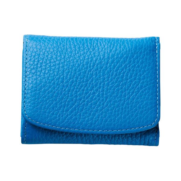 コンパクトな三つ折り財布 【クーポン配布中】ル・プレリー三つ折り財布 NPS5570 ブルー【代引不可】