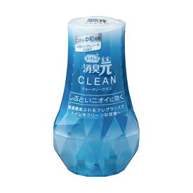 【ポイント20倍】（まとめ）小林製薬 トイレの消臭元 CLEAN ウォータリーサボン 400ml 1セット（3個） 【×5セット】