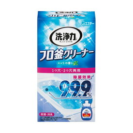 【ポイント20倍】（まとめ）エステー 洗浄力 フロ釜クリーナー350g 1個【×10セット】