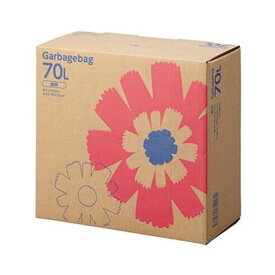 【ポイント20倍】（まとめ）TANOSEE ゴミ袋 コンパクト 透明70L BOXタイプ 1箱（110枚）【×5セット】