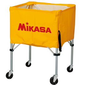 【クーポン配布中】MIKASA（ミカサ）器具 ボールカゴ 屋外用（フレーム・幕体・キャリーケース3点セット） イエロー 【BCSPHL】